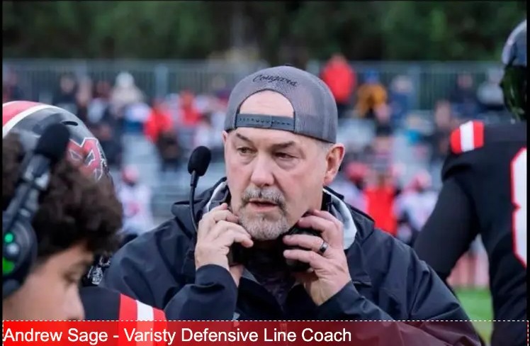 Andrew Sage, Varsity Defensive Line Coach